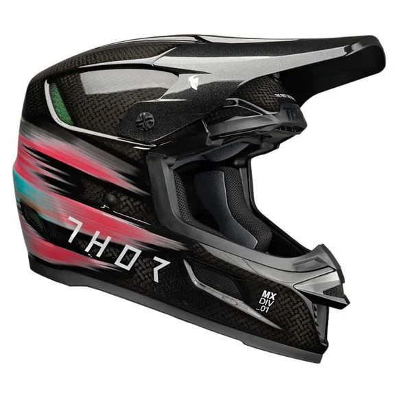 Casque cross Thor REFLEX ECE THEORY CARBON MULTI 2023 – Noir Ref : TO2823