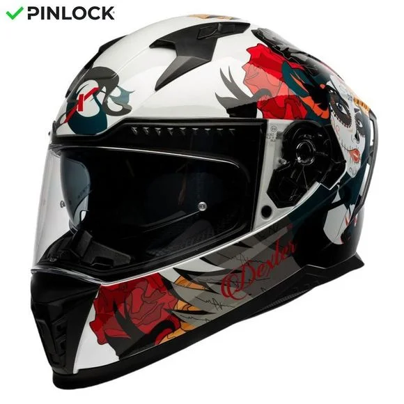 Casque Dexter EROS CALAVERA – Blanc Ref : DX0690
