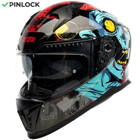 Casque Dexter EROS NEGAN – Noir / Vert Ref : DX0695