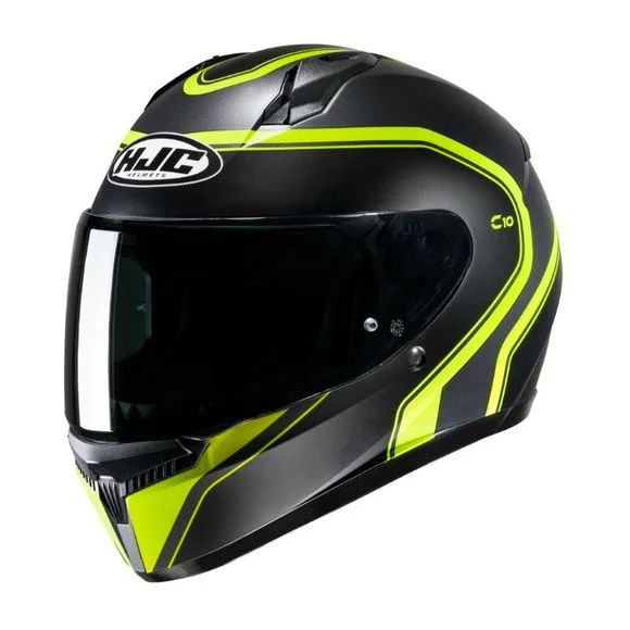 Casque Hjc C10 – ELIE – Noir / Jaune Ref : HJ1030