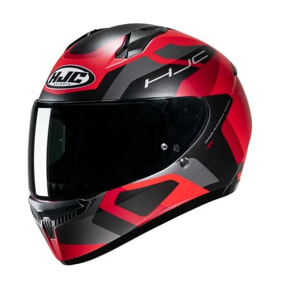 Casque Hjc C10 – TINS – Rouge / Noir Ref : HJ1034