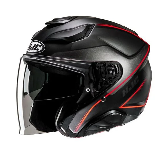 Casque Hjc F31 – LUDI – Noir / Rouge Ref : HJ1117-C53764