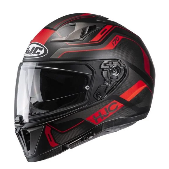 Casque Hjc I70 – LONEX – Noir / Rouge Ref : HJ0920