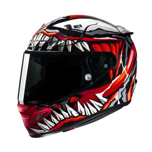 Casque Hjc RPHA 12 – MAXIMIZED VENOM MARVEL – Noir / Rouge Ref : HJ1140