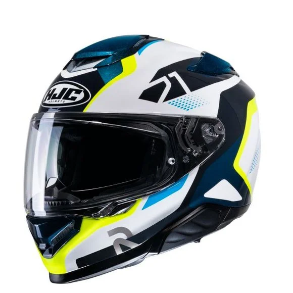 Casque Hjc RPHA 71 – HAPEL – Bleu / Jaune Ref : HJ1010
