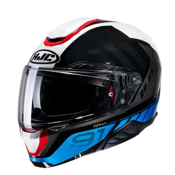 Casque Hjc RPHA 91 – RAFINO – Rouge / Bleu Ref : HJ1016