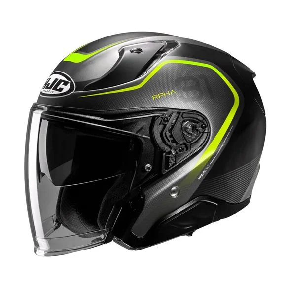 Casque Hjc RPHA31 – KOUV – Noir / Jaune Ref : HJ1099
