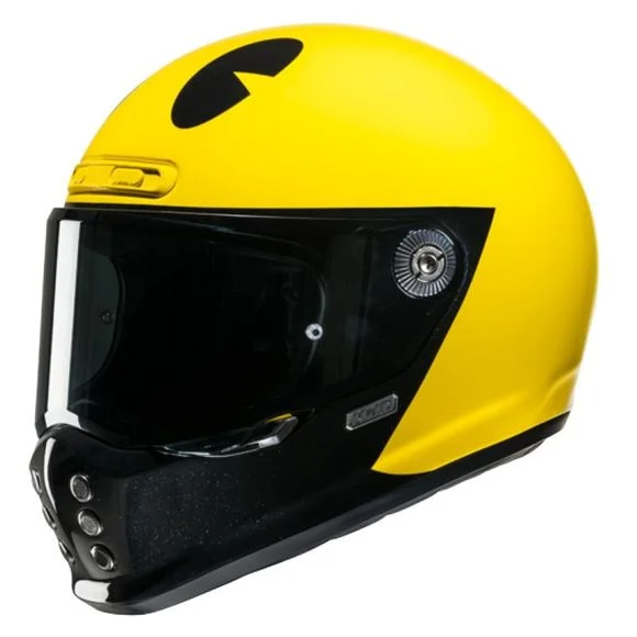 Casque Hjc V10 – PAC-MAN BANDAI NAMCO – Noir / Jaune Ref : HJ1151