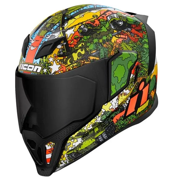 Casque Icon AIRFLITE – GP23 – Vert Ref : IC0810