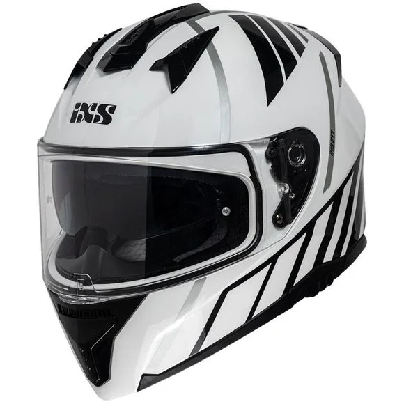 Casque IXS IXS217 2.0 – Blanc / Noir Ref : IS1091