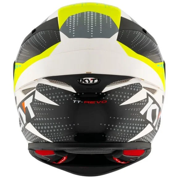 Casque KYT TT-REVO GEAR – Noir / Jaune Ref : KYT0165