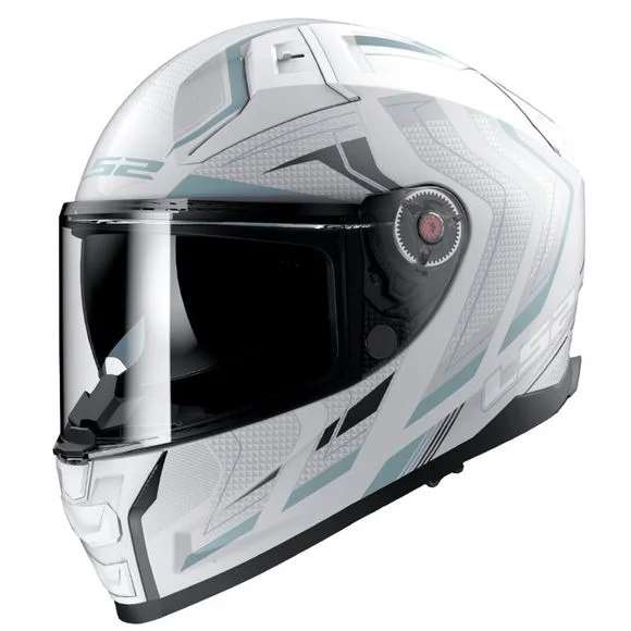Casque LS2 FF811 – VECTOR II – ALIZER – Blanc / Gris Ref : LS0852