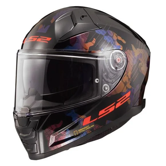 Casque LS2 FF811 – VECTOR II – KAMO – Noir / Bleu Ref : LS0786