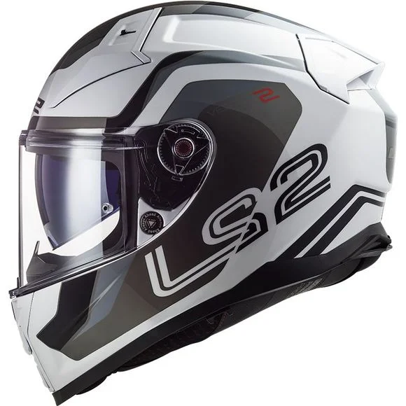Casque LS2 FF811 – VECTOR II – METRIC – Blanc / Gris Ref : LS0679