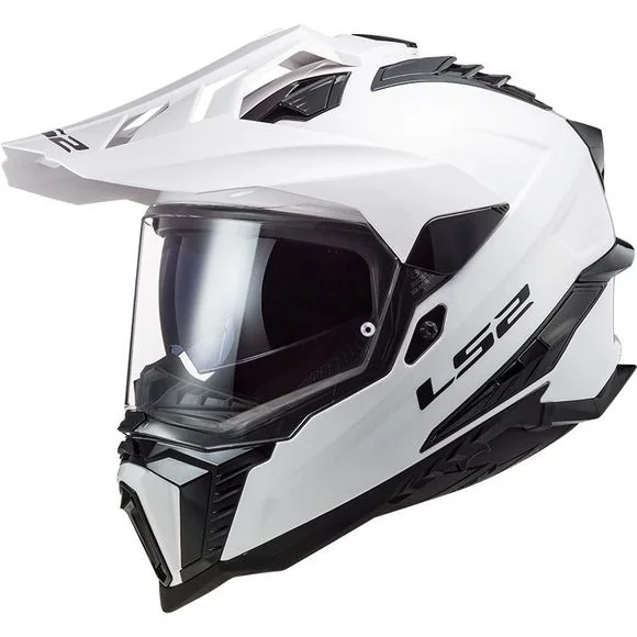 Casque LS2 MX701 – EXPLORER HPFC – SOLID – Blanc Ref : LS0749