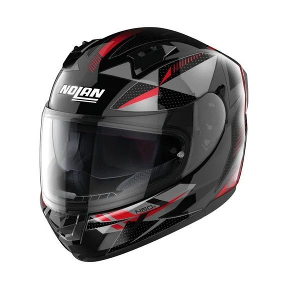 Casque Nolan N60-6 – WIRING – Noir / Rouge Ref : NL1548