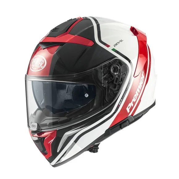 Casque Premier DEVIL PH2 – Blanc / Rouge Ref : PE0412