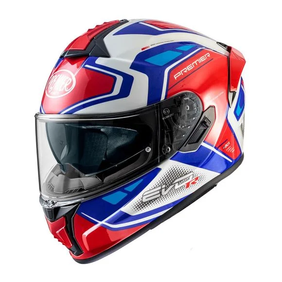 Casque Premier EVOLUZIONE RR13 – Bleu / Blanc Ref : PE0418