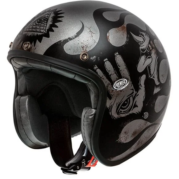 Casque Premier LE PETIT CLASSIC – BD – Noir / Gris Ref : PE0258