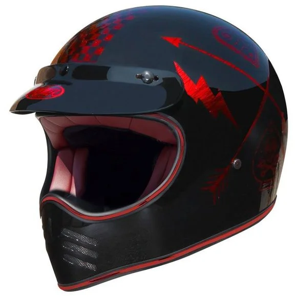 Casque Premier MX – NX – CHROMED – Rouge Ref : PE0222