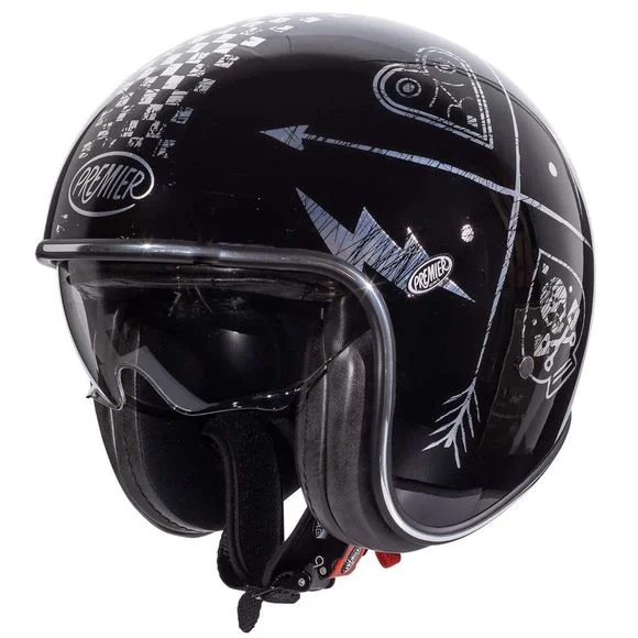 Casque Premier VINTAGE – NX – CHROMED – Gris Ref : PE0175