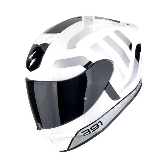 Casque Scorpion Exo EXO-391 – AROK – Blanc / Noir Ref : SC0965