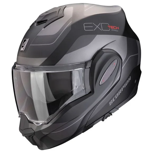 Casque Scorpion Exo EXO-TECH EVO PRO – COMMUTA – Noir / Gris Ref : SC0999