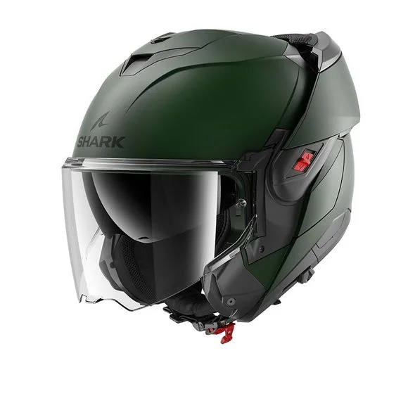 Casque Shark OXO UNI – Noir / Vert Ref : SH1792-DGM