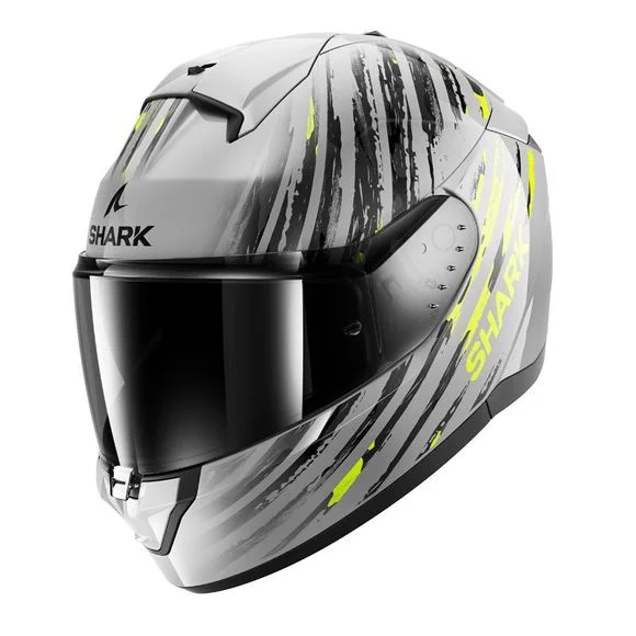 Casque Shark RIDILL 2 – ASSYA – Gris / Jaune Ref : SH1701-CSAY