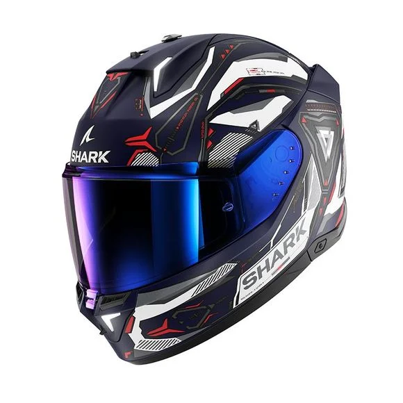 Casque Shark SKWAL i3 – LINIK – Bleu / Blanc Ref : SH1693-CBWRM