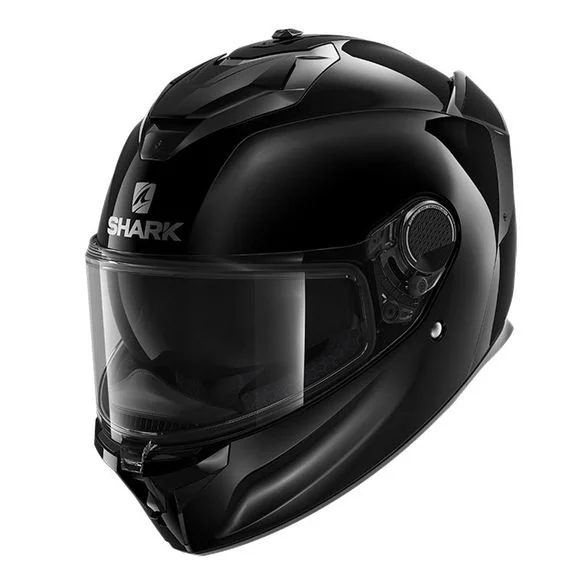 Casque Shark SPARTAN GT BLANK – BOUCLE MICROMETRIQUE – Noir Ref : SH1597