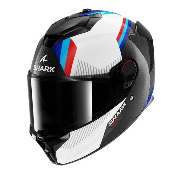 Casque Shark SPARTAN GT PRO – DOKHTA CARBON – Noir / Bleu Ref : SH1708