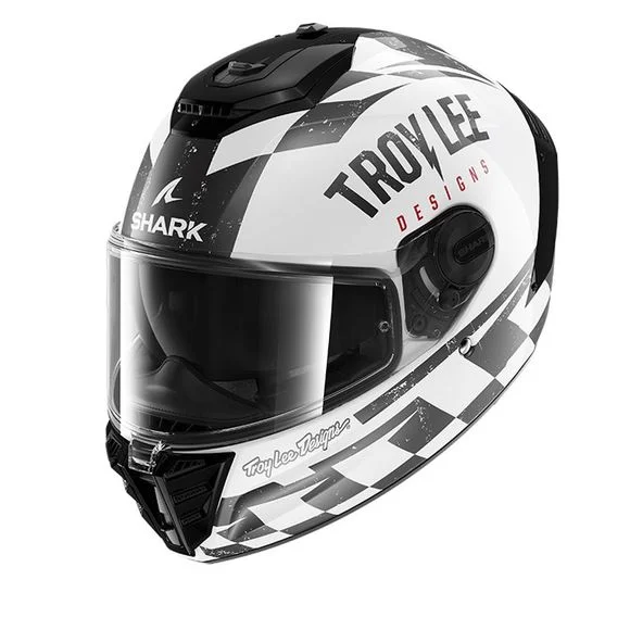 Casque Shark SPARTAN RS RACESHOP – Blanc / Noir Ref : SH1739-C42108
