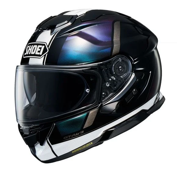 Casque Shoei GT-AIR 3 – SCENARIO – Noir / Blanc Ref : SI0558