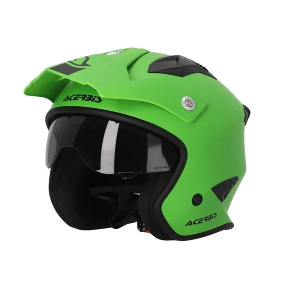 Casque trial Acerbis JET ARIA ECE 2206 – Vert Ref : AE3613