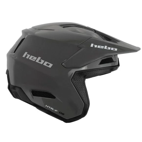 Casque trial Hebo ZONE PRO MONOCOLOR 2024 – Gris Ref : HBO0406