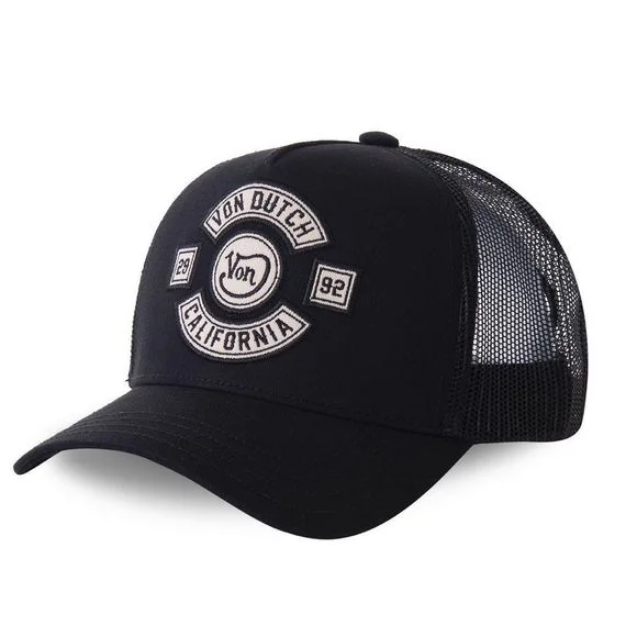 Casquette Von Dutch BASEBALL – Noir Ref : VDH0105 / VD/0/CAS1/BIK/BLA-TU