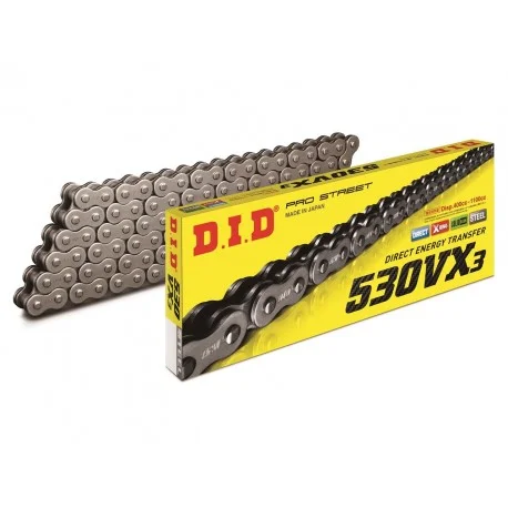 Chaine de transmission D.I.D 530VX3 X-Ring 530