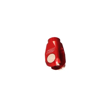 Chape de reglage de frein arriere SCAR alu rouge Kawasaki BC301R
