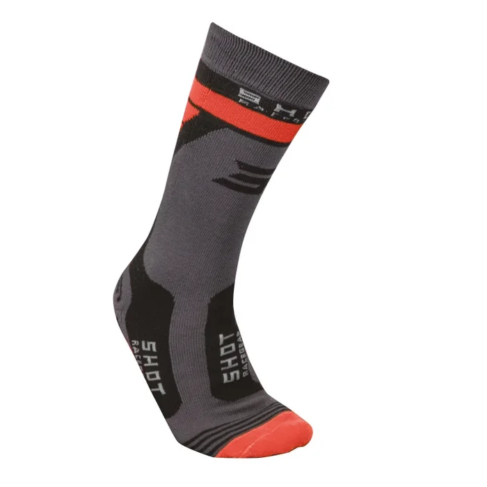 Chaussettes Cross SHOT RACE 2.0 Orange Fluo