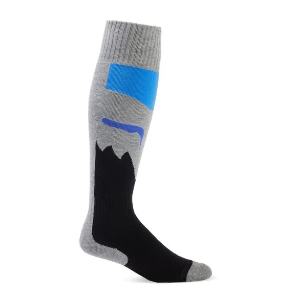 Chaussettes MX Fox 180 FLORA – Gris / Noir Ref : FX4128