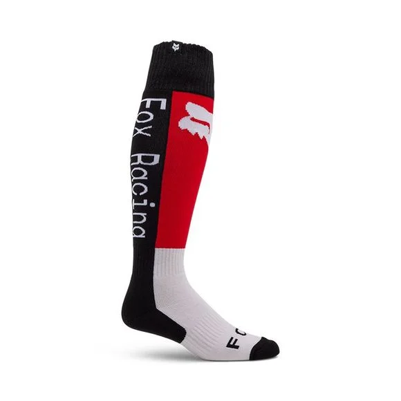 Chaussettes MX Fox 180 LEAN – Rouge / Blanc Ref : FX5106