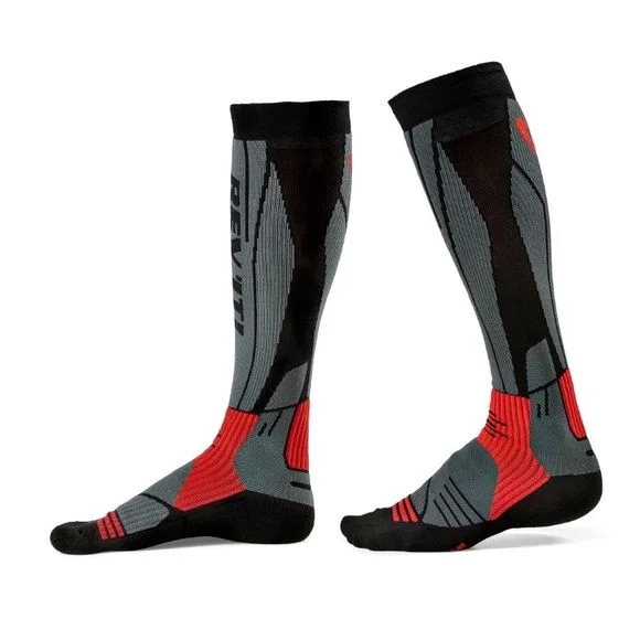 Chaussettes Rev it ANDES – Gris / Rouge Ref : RI1176