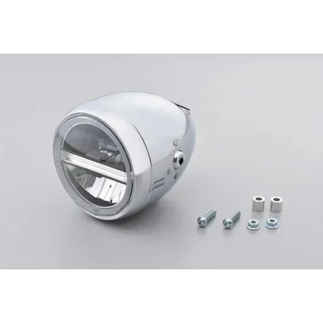 Chrome Neo Retro Headlight