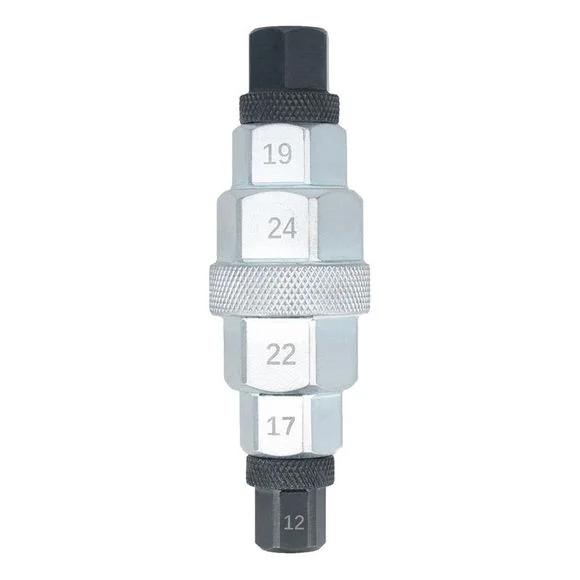 Clé à douille Oxford de broche 6 en 1 Universel – Gris Ref : OD0222 / OX782
