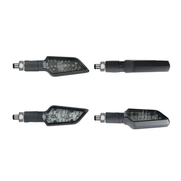 Clignotant Chaft BOWER NOIR / FUME led (La paire) Universel Ref : CH0061 / IN436