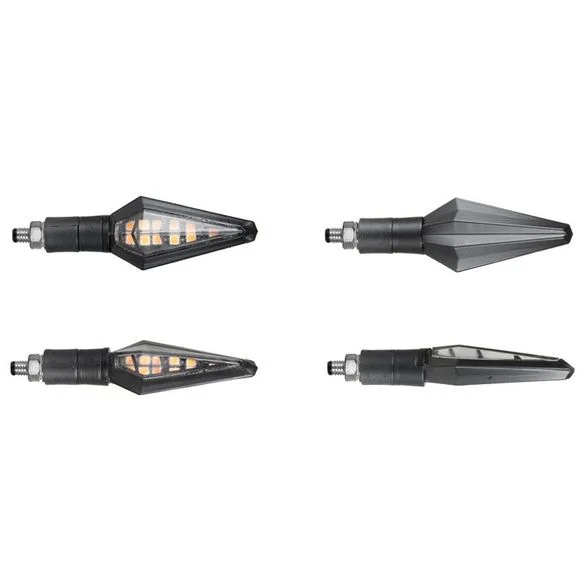 Clignotant Chaft TEASER LED (La paire) Universel – Noir Ref : CH0633