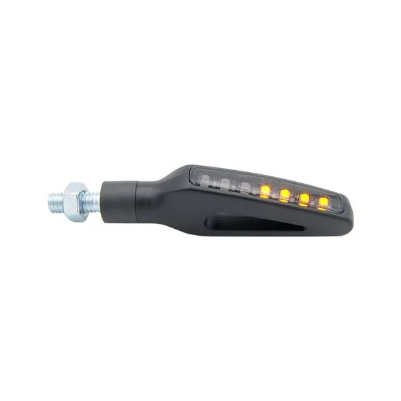 Clignotant LighTech Led plastique ABS noir séquentiel (La paire) Ref : LIG00071A / 1071936