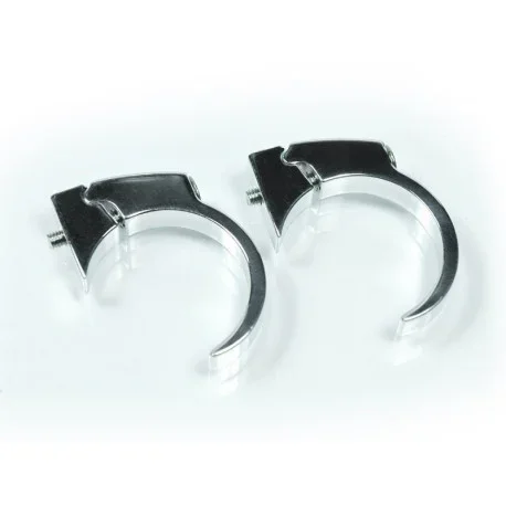 Clips Kit for mini motorcycle mount on handlebar – 22mm – polished