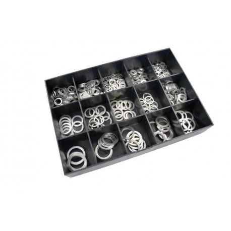 Coffret rondelles alu BIHR 400 pieces